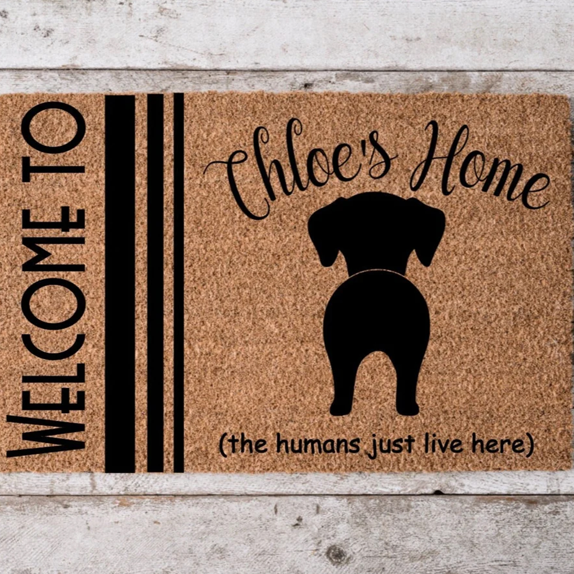 Customizable Pet Welcome Doormat Custom Welcome Mat Perfect Gift For Dog Lovers Personalized Doormat Home Decor Funny Housewarming Gift